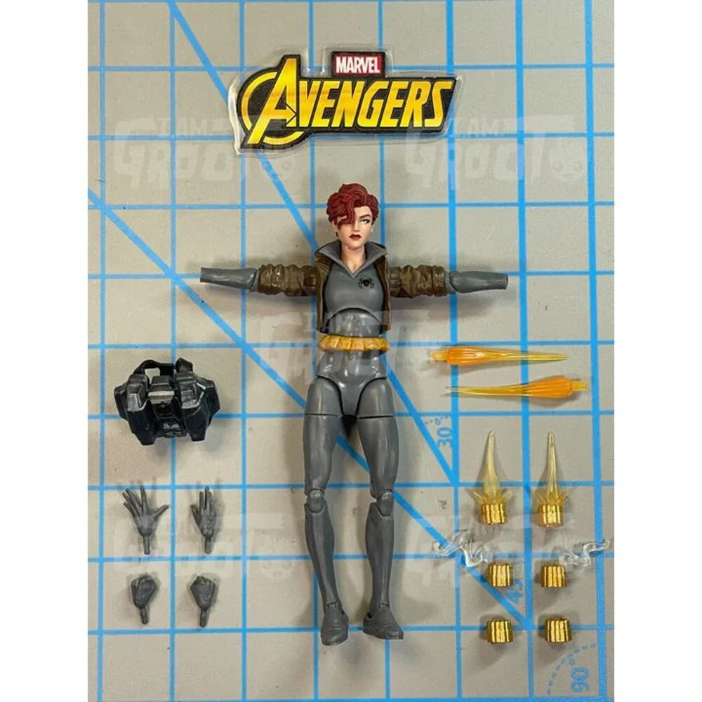 Marvel Legends Black Widow Gray Suit Action Figure Walmart Exclusive Complete C